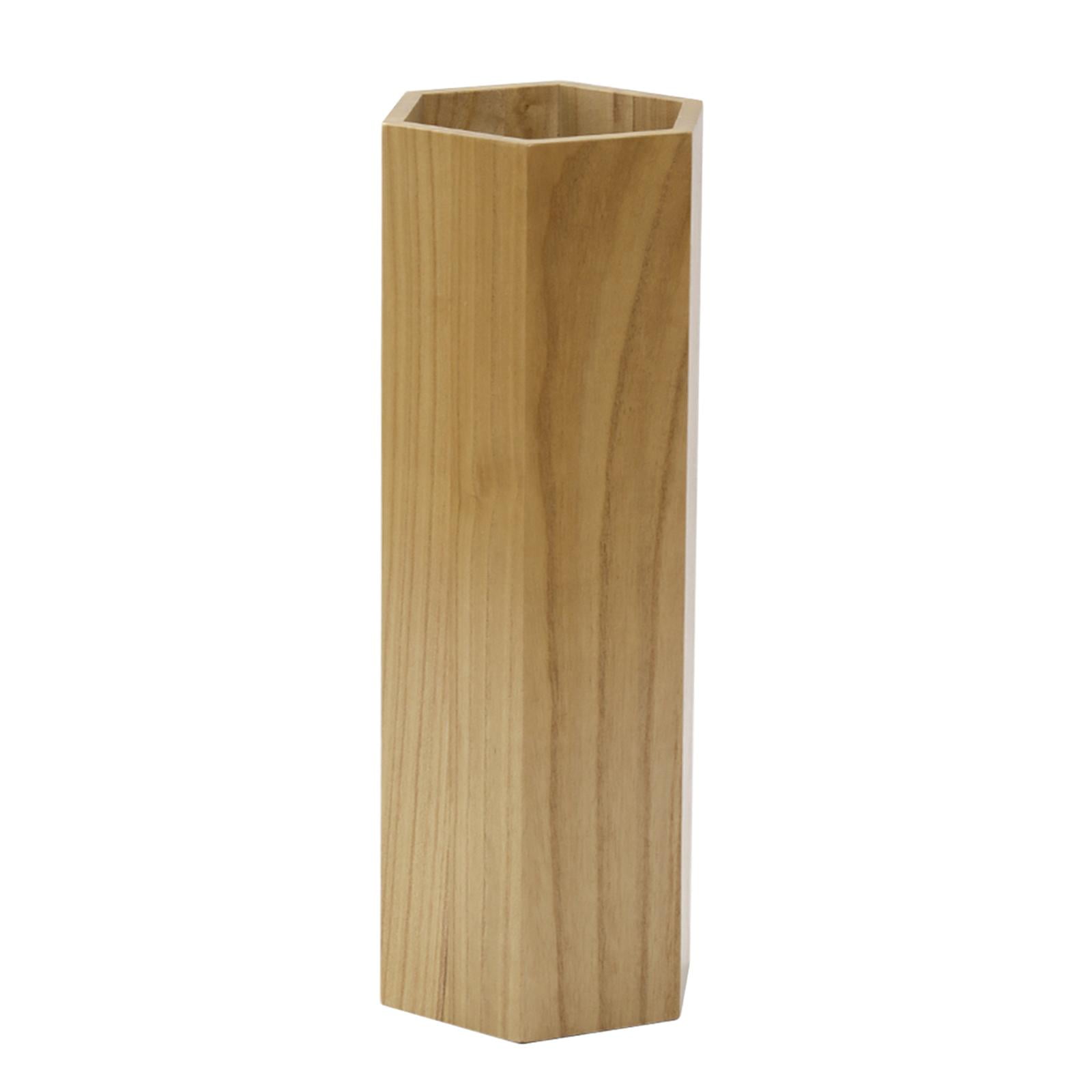 SunniMix Wooden Umbrella Holder Modern Umbrella Rack for Living Room Entryway Hallway B