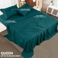 thumbnail image 2 of King Bed Sheet Set Piece Bedding Soft Brushed Microfiber Fabric Shrinkage & Fade Easy Care (), 2 of 7