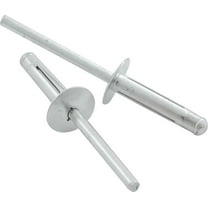Allstar Performance ALL18183 Rivet - Tri-Fold - 1/2 in Head - 3/16 in Mandrel - 1/16-3/8 in Grip Range - Natural Aluminum - Set of 250