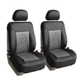 thumbnail image 1 of Leatherette Diamond Pattern Seat Cushions For Car Truck SUV Van - Front Seats, 1 of 4