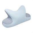 thumbnail image 3 of Almohada para la siesta en el escritorio de la oficina, almohada ergonómica para la siesta, descanso para el almuerzo, suave, transpirable, hielo Azul, 3 of 9