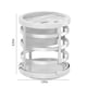 thumbnail image 3 of Soporte para bloque de cuchillos de acero inoxidable | Organizador de cubiertos giratorio de 360° con bandeja de agua extraíble | Para cuchillos, cucharas y palillos | Diseño ventilado para la, 3 of 8