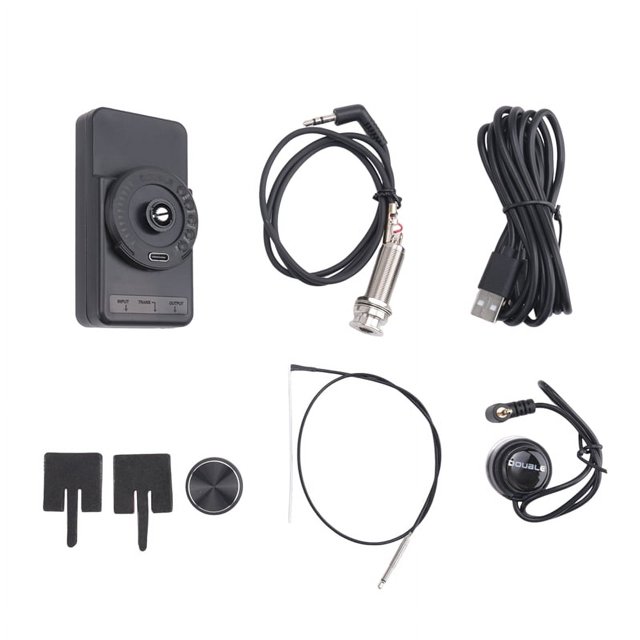 OS1 Vibration Pickup USB Charging Compatible Pickup for Classical Folk Music Instrument for Guitar Accessories