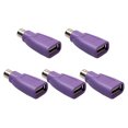 thumbnail image 1 of Adaptador Btafrte 5 Uds PS2 A USB para Ordenador Ratón Teclado Convertidores, 1 of 9