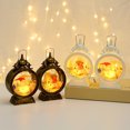 thumbnail image 2 of Lubelski Portable Lantern Retro LED Decoration Long-Lasting Easy Battery Replacement Christmas Small Night Light for Home Outdoor Use, 2 of 7