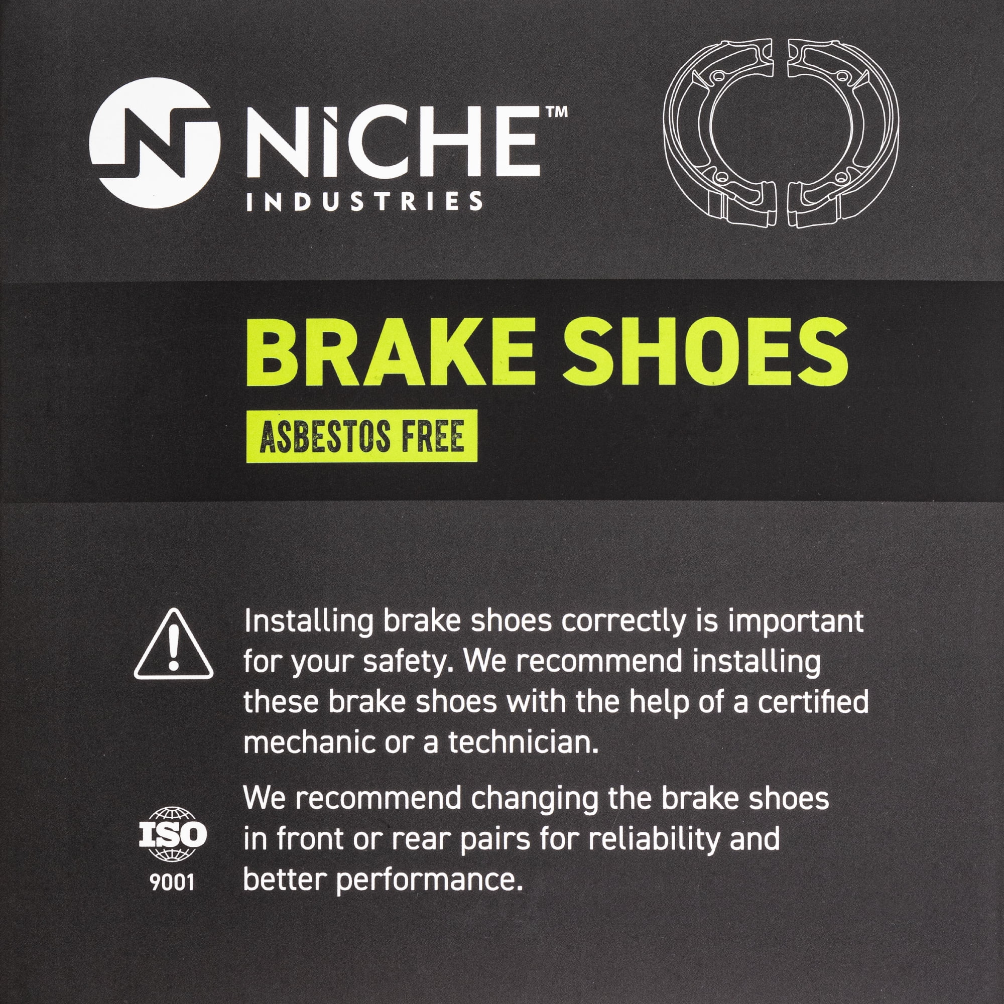 NICHE Brake Shoe for Honda Shadow 750 VLX 600 Nighthawk Magna 700 V45 Sabre Rear 
