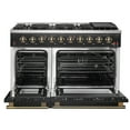 thumbnail image 2 of FORNO Galiano 48-inch Gas Range Black  Antique Brass Design, 8 Burners, 107,000 BTU, Griddle, 6.58 cu.ft. Double Ovens, 2 of 5