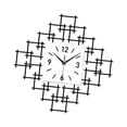 thumbnail image 4 of Reloj de pared acrílico, arte mural, sencillo, elegante, único, negro, silencioso, moderno para estudio 30 centímetros, 4 of 9