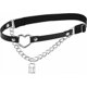 thumbnail image 4 of Adjustable Heart Leg Garter Belt Heart with Chain Elastic Thigh Garters for Women 2Pcs, 4 of 4