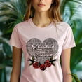 thumbnail image 5 of Christian Heart T-Shirt – Christ Is Our Righteousness Scripture Tee with Red Roses & Bible Verse, White, Size S, 5 of 6