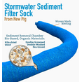 Catch Basin Filter Sock by New Pig Blue 5' L