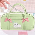 thumbnail image 5 of High Capacity Pencil Case, Aesthetic Big Pencil Bag Pouch Box Organizer Pen Case with Zipper, Kawaii Stationery Storage and Organizer, Classroom Office Supplies for Teen and Adult, 5 of 7