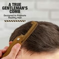 thumbnail image 2 of MEDca Folding Fine Tooth Wooden Pocket Comb for Men, Multicolor, Scalp Care Tool, 2 of 8