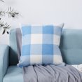 thumbnail image 1 of JFBUJC Simple High-Density Linen Classic Checkered Pillowcase, 1 of 5
