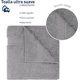 thumbnail image 2 of Toallas de Cara Bluelander, 12 piezas, Algodón, Gris, 2 of 4