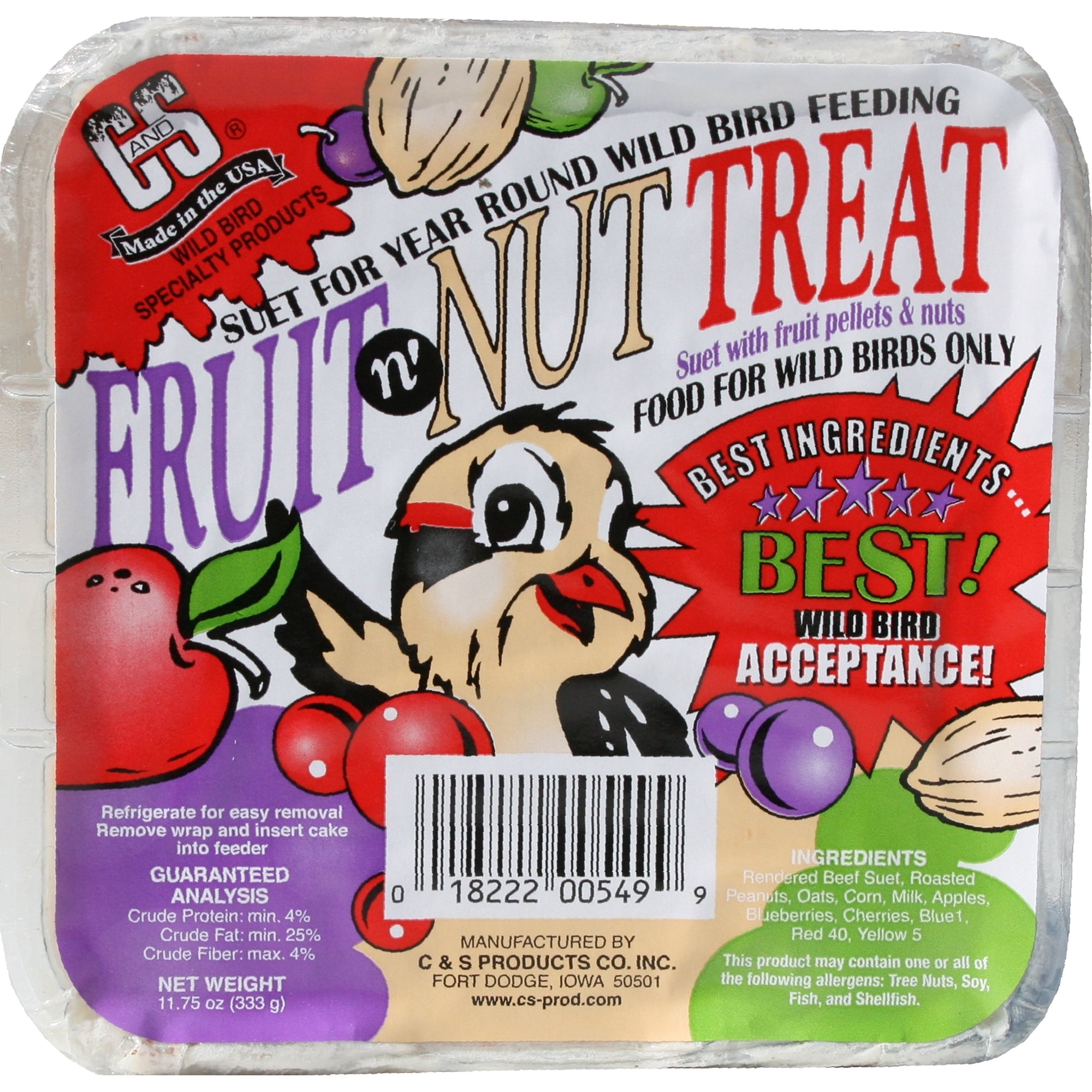 C&S Fruit N' Nut Treat Suet