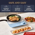 thumbnail image 4 of Elite Gourmet EIND57BL SlimStore™ Induction Cooktop, Touch Controls, Ultra Thin 2" Profile, 10 Power Levels, Temps 140°F to 465°F, Fast Heat Up, Blue, 4 of 9