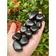 thumbnail image 6 of Jet Tumbled Stones, Polished Natural Jet Gemstone, Jet Healing Crystals (Jet, 5 Pound), 6 of 8
