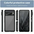 thumbnail image 3 of Allytech for Google Pixel 7 Pro Clear Case, Hybrid Rugged Anti-Yellow Shockproof Hard Shell Back Cover Phone Case for Google Pixel 7 Pro, Black, 3 of 9
