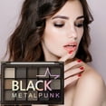 thumbnail image 2 of ONLYEOR Black Smoky Eye shadow Palette, 15 Colors Black Dark Grey Smokey Goth Eyeshadow Pallet, Gray Silver Shimmer Glitter Eye shadow Pallet for Daily and Halloween, 2 of 7