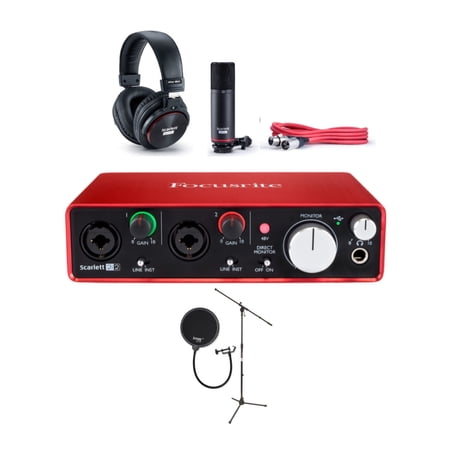 UPC: 0196271113614 | Focusrite Scarlett Studio 3rd Gen 2×2 USB Audio Interface and Recording Bundle