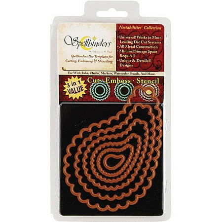 Spellbinders Nestabilities Dies-Classic Scalloped Paisley