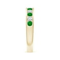 thumbnail image 5 of ANGARA Natural Channel Set Emerald and Diamond Semi Eternity Ring in 14K Yellow Gold for Women (Size-2.5mm) | May Birthstone, Birthday, Anniversary, Jewelry Gift for Women | Natural Emerald Ring, 5 of 11