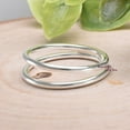 thumbnail image 2 of SS DESIGNS Double Layered One Ring, Plain Sterling Silver Trendy Dual Ring, Two Line Double Layered Silver Ring, Dainty Ring, Womens Everyday Jewelry, 2 of 3