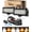 White&Amber 6 Modes, variant on HUICHENG 7 Inch 240W 24,000LM Yellow LED Light Bar, Spot & Flood Offroad Fog/Driving Lights with 2 Leads Wiring Harness, for Truck Boat UTV ATV, 2-Pack (Yellow)