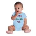 thumbnail image 4 of Funny Christmas I Drank Santa Milk Romper Boys or Girls Infant Baby Brisco Brands 12M, 4 of 6