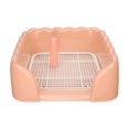thumbnail image 3 of Indoor Dog Potty Tray Pet Training for Small and with Protection Wall Every Side Keep Paws and Floors Clean Urinal Dog Toilet Pink M, 3 of 7
