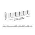 thumbnail image 2 of Wall Mounted Coat Rack Decor Wall Hanger Hooks for Entryway Mudroom Bathroom White 4 Hooks, 2 of 5