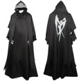 thumbnail image 2 of Disfraz de Cosplay de Final Fantasy 7 Reunion para adultos, hombres y mujeres, túnica negra, sudadera con capucha, ropa para fiesta de carnaval y Halloween, 2 of 5