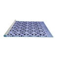 thumbnail image 2 of Ahgly Company Machine Washable Indoor Rectangle Abstract Blue Modern Area Rugs, 6' x 9', 2 of 4