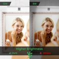 thumbnail image 4 of Dimmable Led Mirror Lamp, Bathroom Wall Lamp 40 1200lm 12w Ip44, Adjustable Color 3000k 4500k 6000k, Mirror Lamp with Remote Control, Mirror with Clip,, 4 of 4