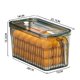 thumbnail image 1 of Organizador de refrigerador para cocina, contenedor apilable para almacenar alimentos con tapa y asa, contenedor para alimentos frescos con cesta., 1 of 3