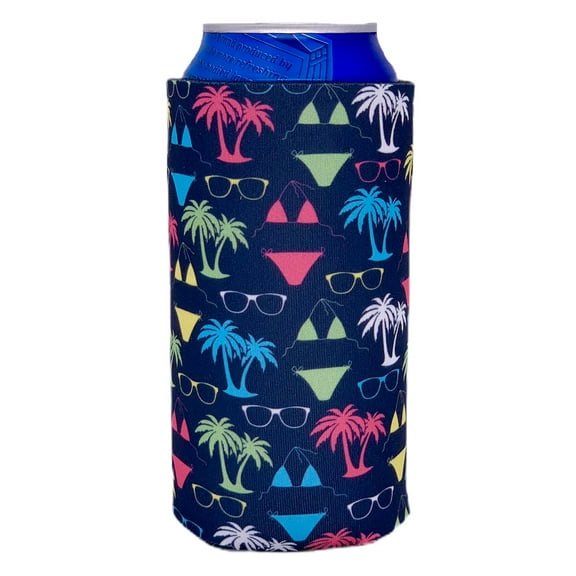 Bikini Pattern 16 oz. Can Coolie