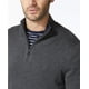 thumbnail image 2 of Jersey Nautica para hombre con cierre de un cuarto de cremallera, color carbón jaspeado, talla M, 2 of 2