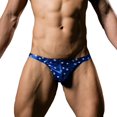 thumbnail image 2 of Ropa Interior Tangas Hombres Ordinaria Estrels Blue Sunnimix Ropa De Hombre, 2 of 7
