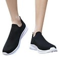 thumbnail image 3 of Yindaity In Men'S Walking Shoes Men's Banded Jogger Slip-on Athletic Sneakers, Wide Width Available White,11, 3 of 9