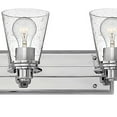 thumbnail image 6 of 6 Light Bathroom Vanity in Traditional-Coastal Style 48 inches Wide By 8 inches High-Chrome Finish-Clear Seedy Glass Color Bailey Street Home, 6 of 6