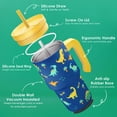thumbnail image 3 of Vaso para beber SANDJEST, con forma de dinosaurio, 591 ml, aislante, 3 of 7