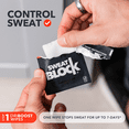 thumbnail image 5 of SweatBlock Excessive Sweat and Odor Bundle [Max Strength Antiperspirant Sweat Wipes and Everyday Antiperspirant Deodorant] Odor Protection and Hyperhidrosis Treatment (Bundle Deal), 5 of 8