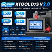 XTOOL D7S Bidirectional Scan Tool AI-Assisted OBD2 Scanner Diagnostic Tool with ECU Cod-ing, All System Car Scanner, 39+ Resets, FCA, Crankshaft Relearn