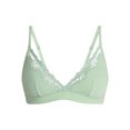 thumbnail image 4 of No Boundaries Fit Stretch Triangle Bralette with Lace, Women's XS-3XL, 4 of 4