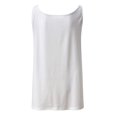 thumbnail image 6 of Summer Saving Wycnly Womens Tank Tops Casual Loose Fit Going out Zipper Metal Strap Vest Shirts Summer Trendy Solid V-Neck Sleeveless Shirts Blouse White XL, 6 of 6