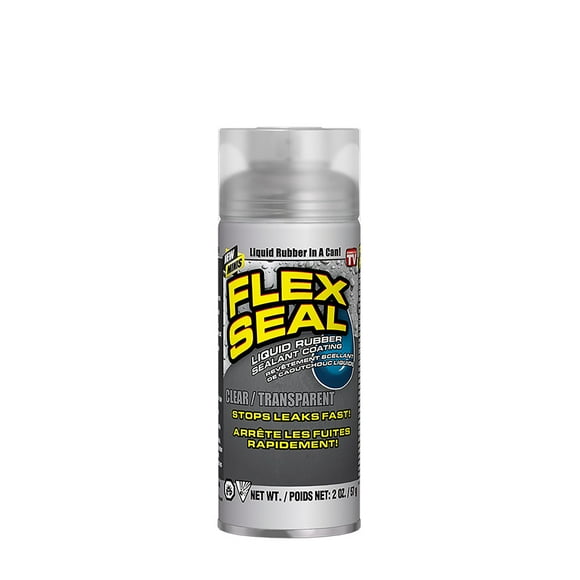Flex Seal, Revêtement Transparent en Caoutchouc Liquide Aérosol, 2 oz