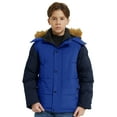 thumbnail image 3 of Wantdo Boy's Puffer Coat Quilted Puffer Jackets Thicken Winter Jacket Blue & Navy 14/16, 3 of 7