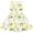 Yellow, variant on SONXAHE Toddler Girls Dress Sleeveless Floral Print Crew Neck A Line Dresses Soft Breathable Casual Dresses Blue