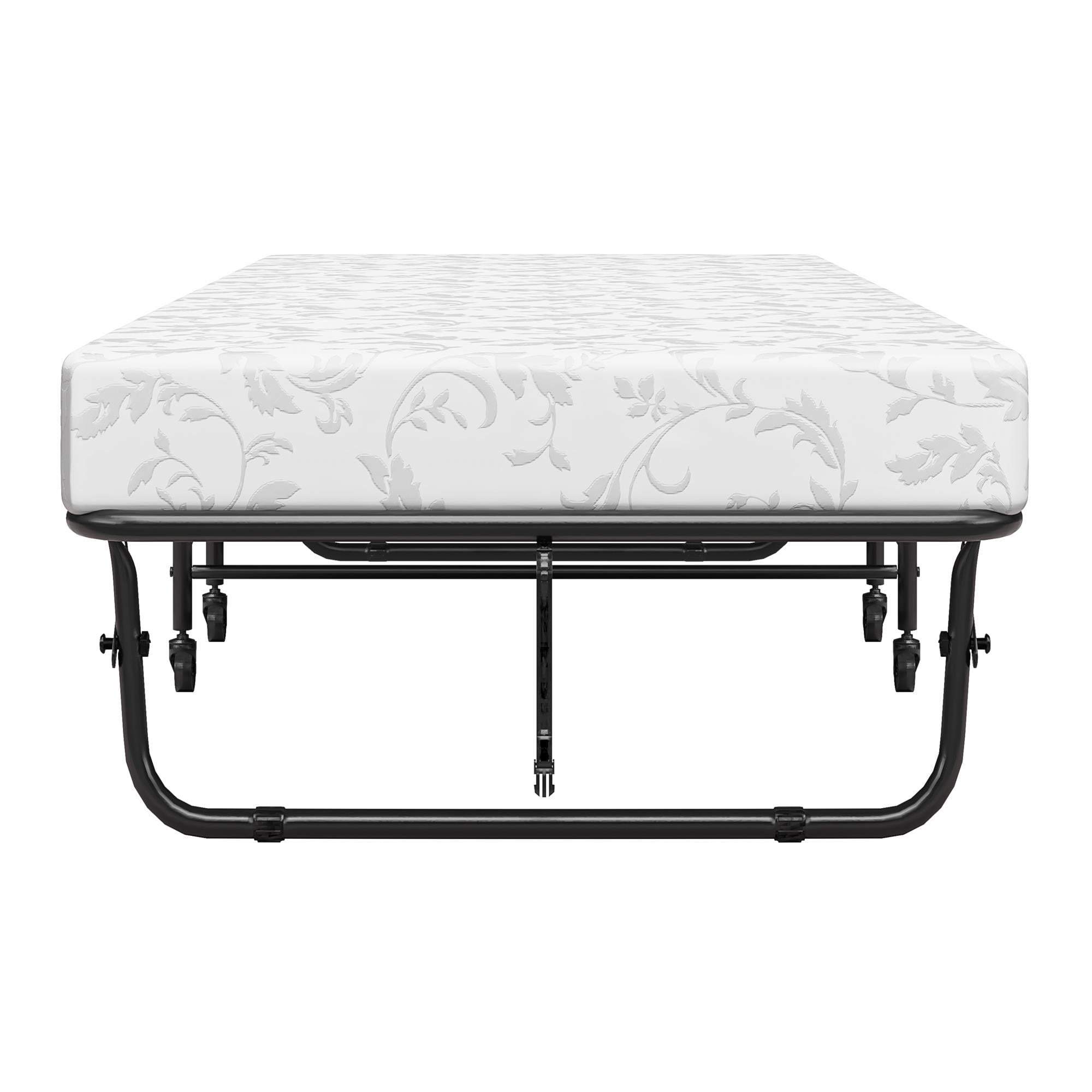 DHP Folding Rollaway Guest Bed with 5" Mattress, Twin